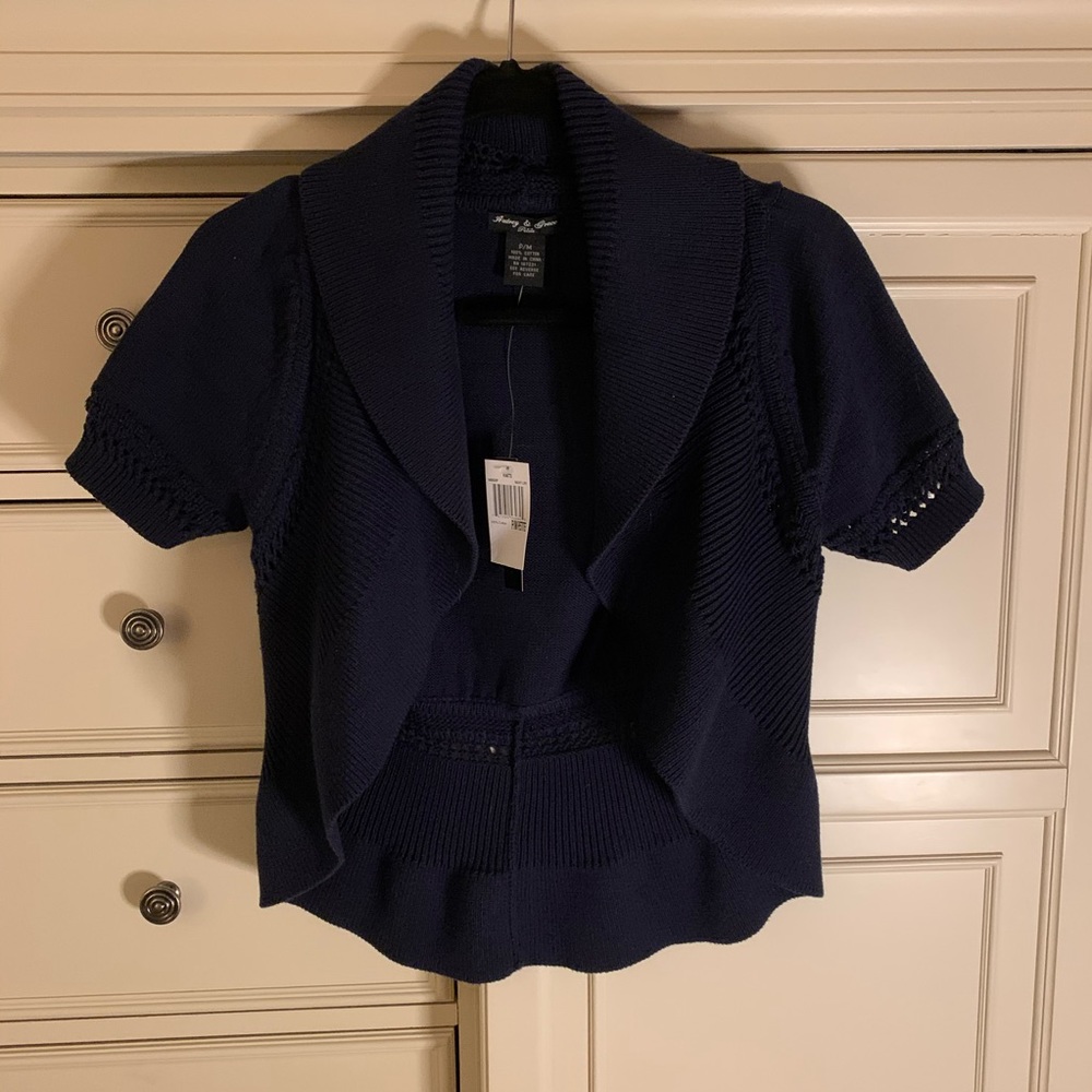 Audrey & Grace Navy Sweater